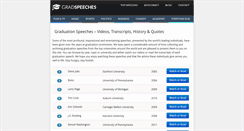 Desktop Screenshot of gradspeeches.com